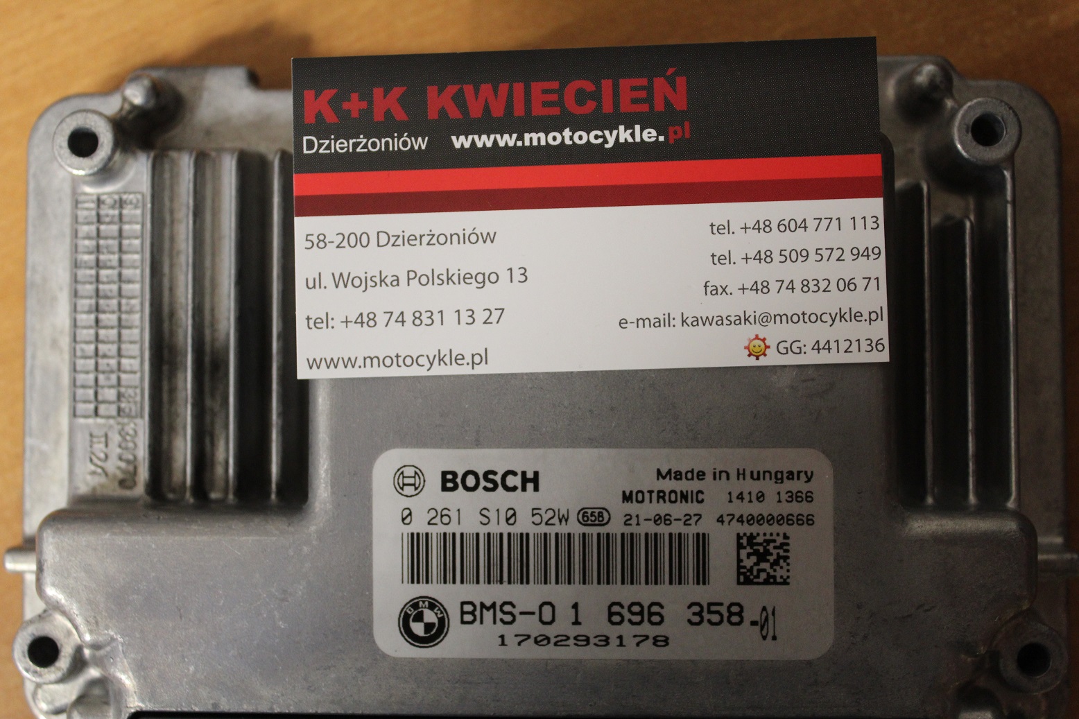 Odkryj Pełnię Potencjału Twojego BMW S1000R z Naszym Profesjonalnym Chip Tuningiem ECU BMS-0